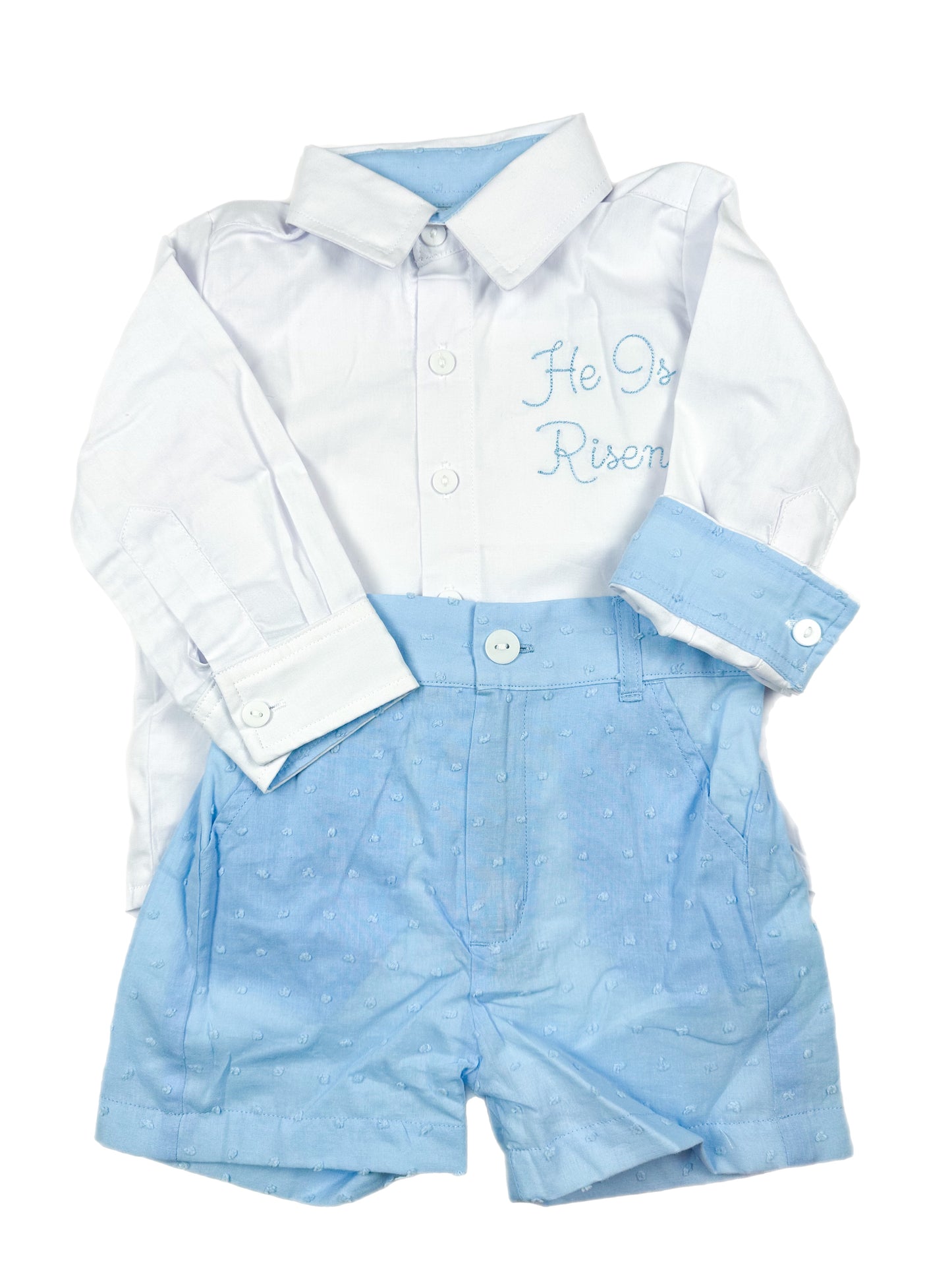 He Is Risen Boy’s Short Set