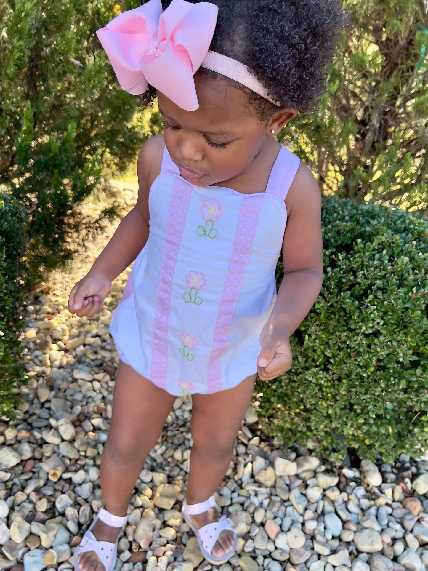 Girl’s Vintage Floral Bubble