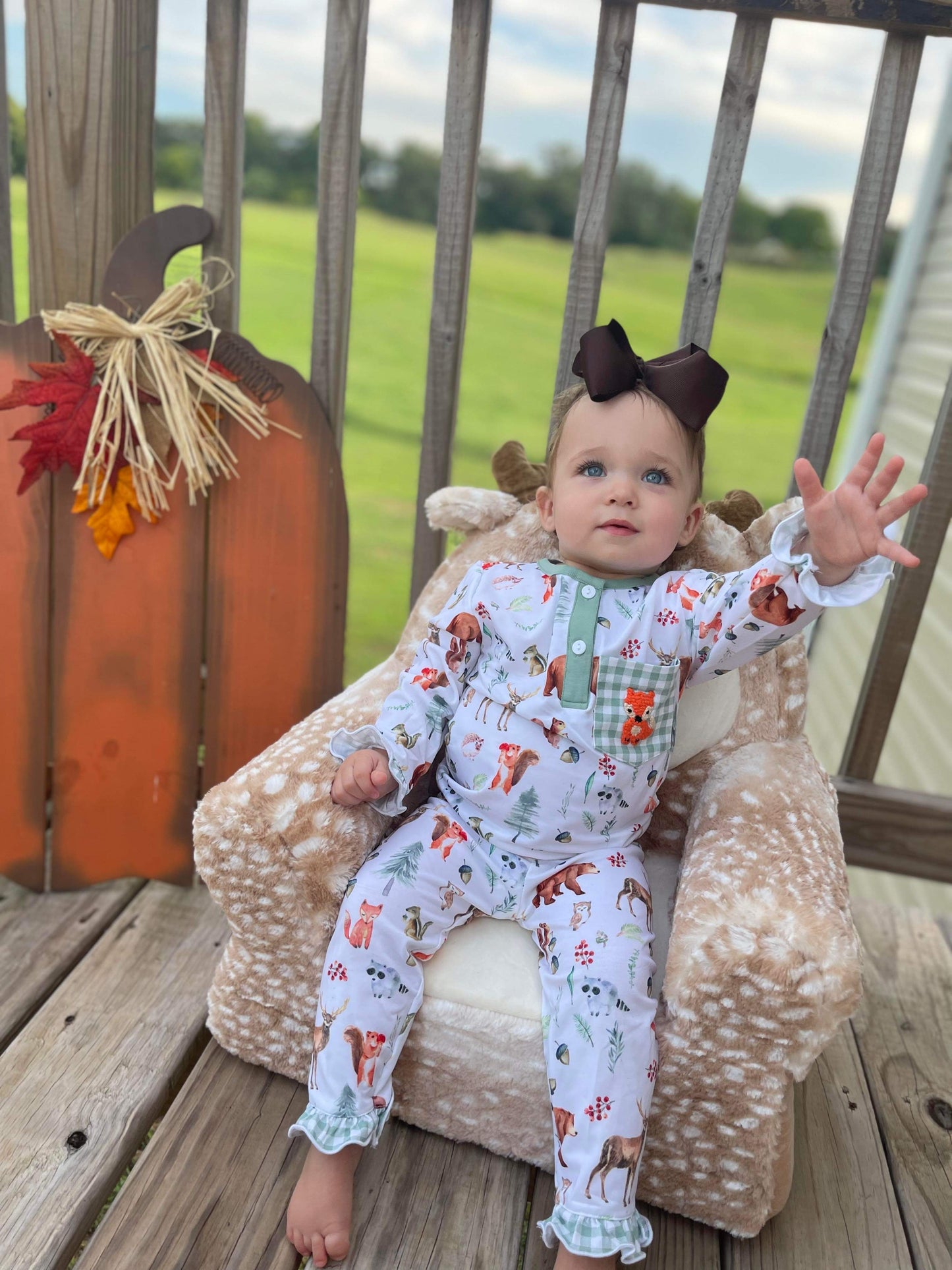 Girl's Woodland Pajamas