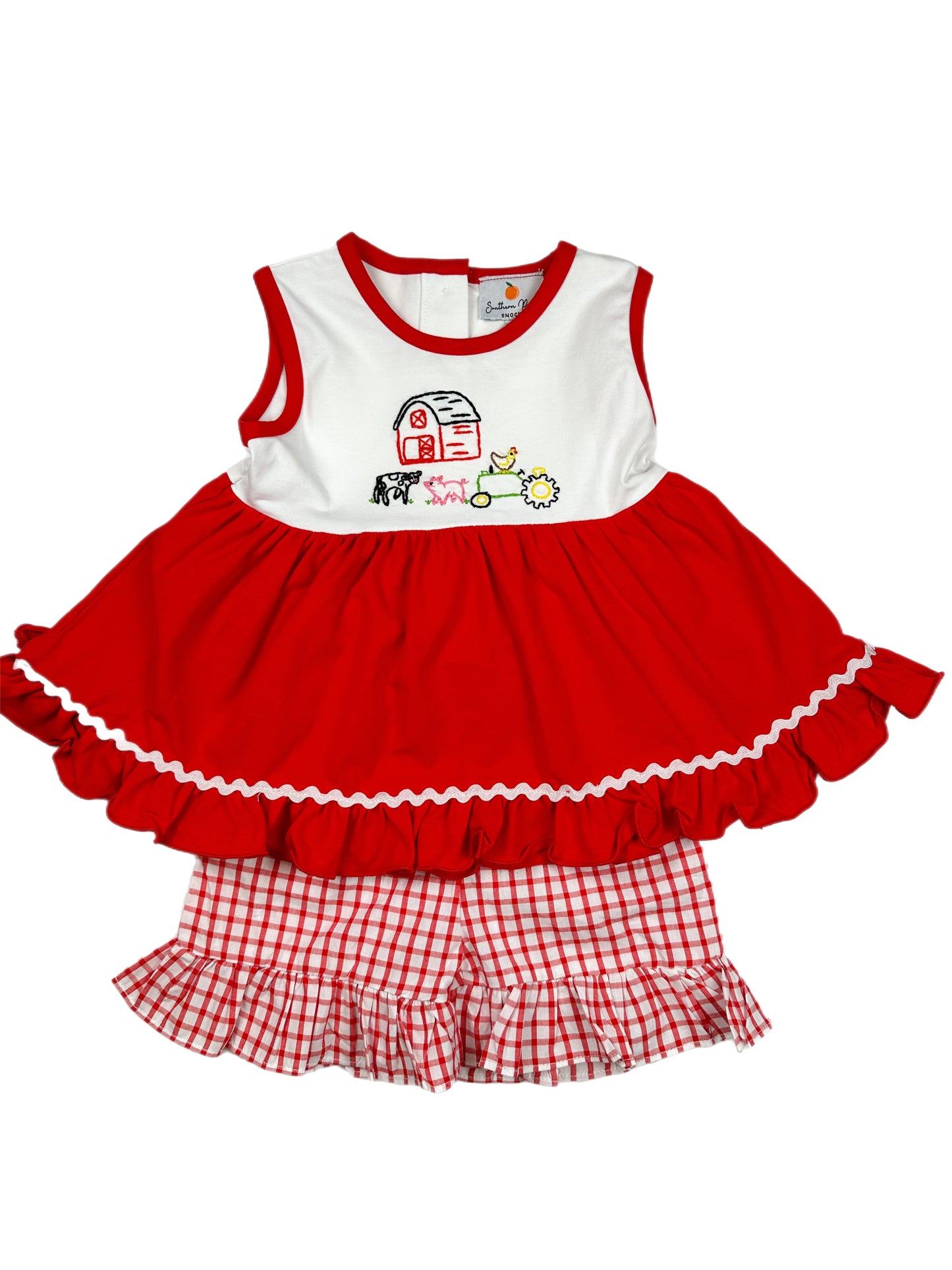 Girl’s Farm Short Set