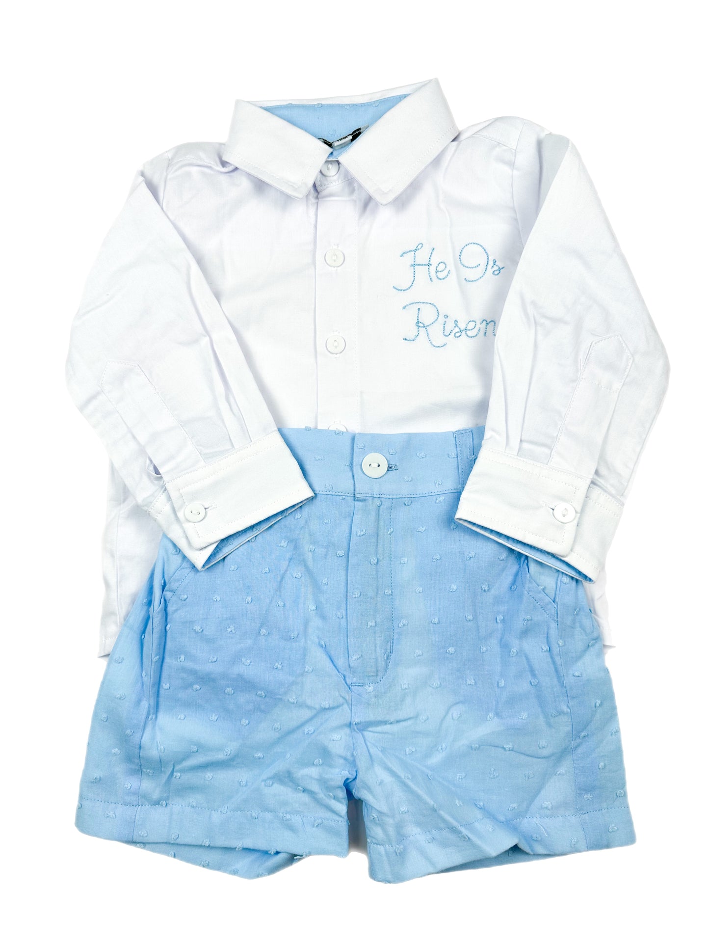 He Is Risen Boy’s Short Set