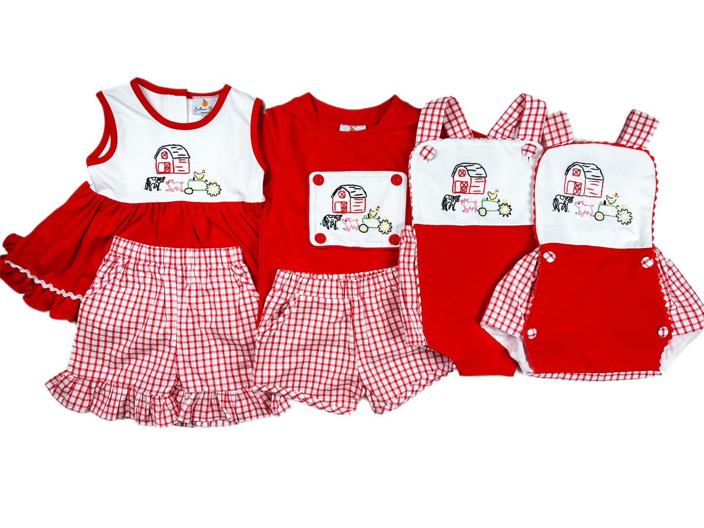 Girl’s Farm Short Set