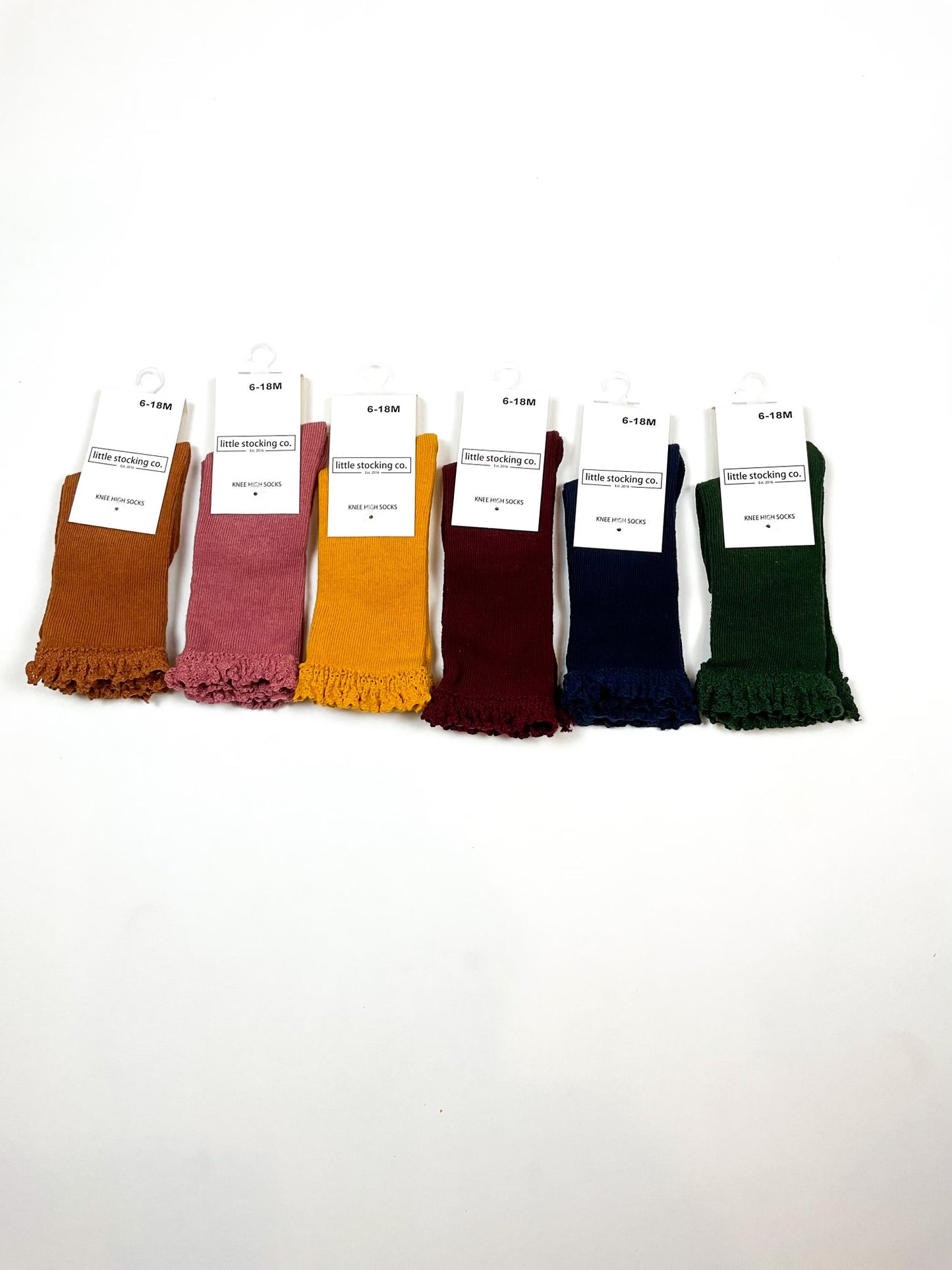 Little Stocking Co. Lace Top Knee High Sock