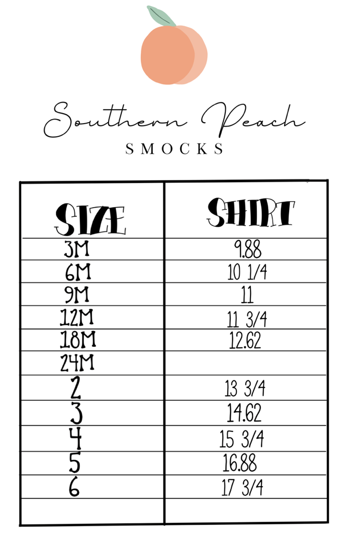 southern peach smocks knit easter outfit