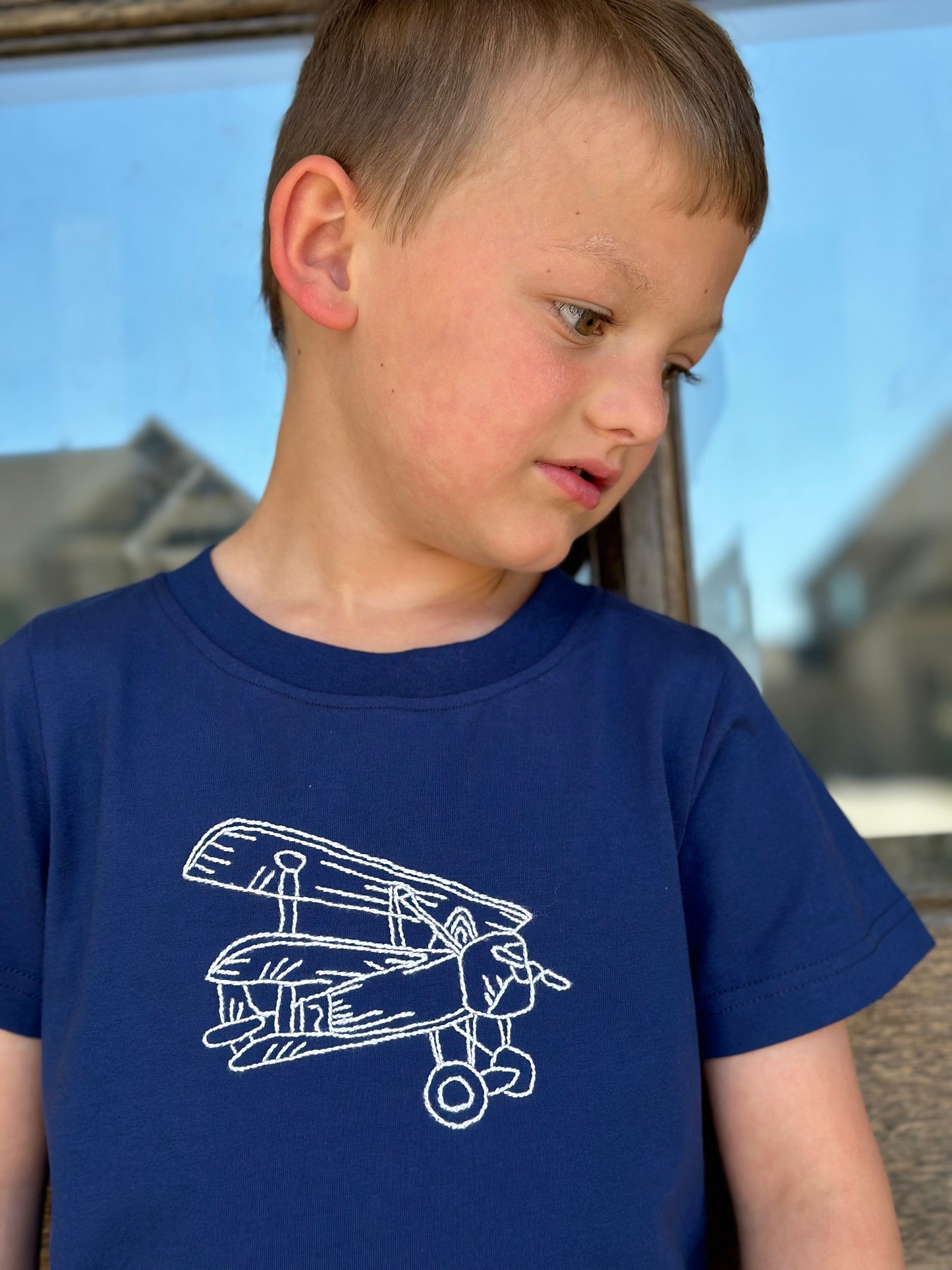 vintage airplane outfit for boys