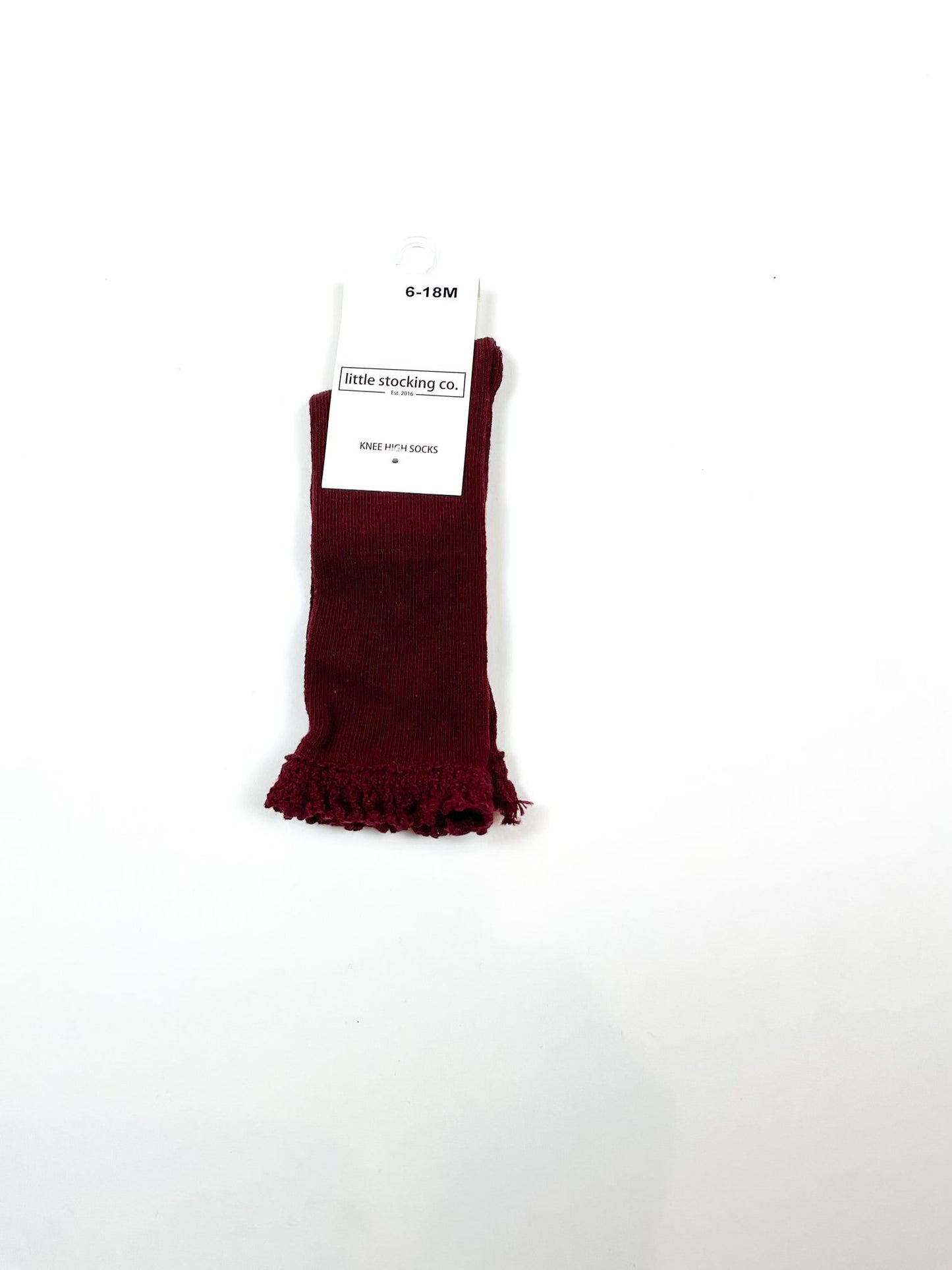 Little Stocking Co. Lace Top Knee High Sock