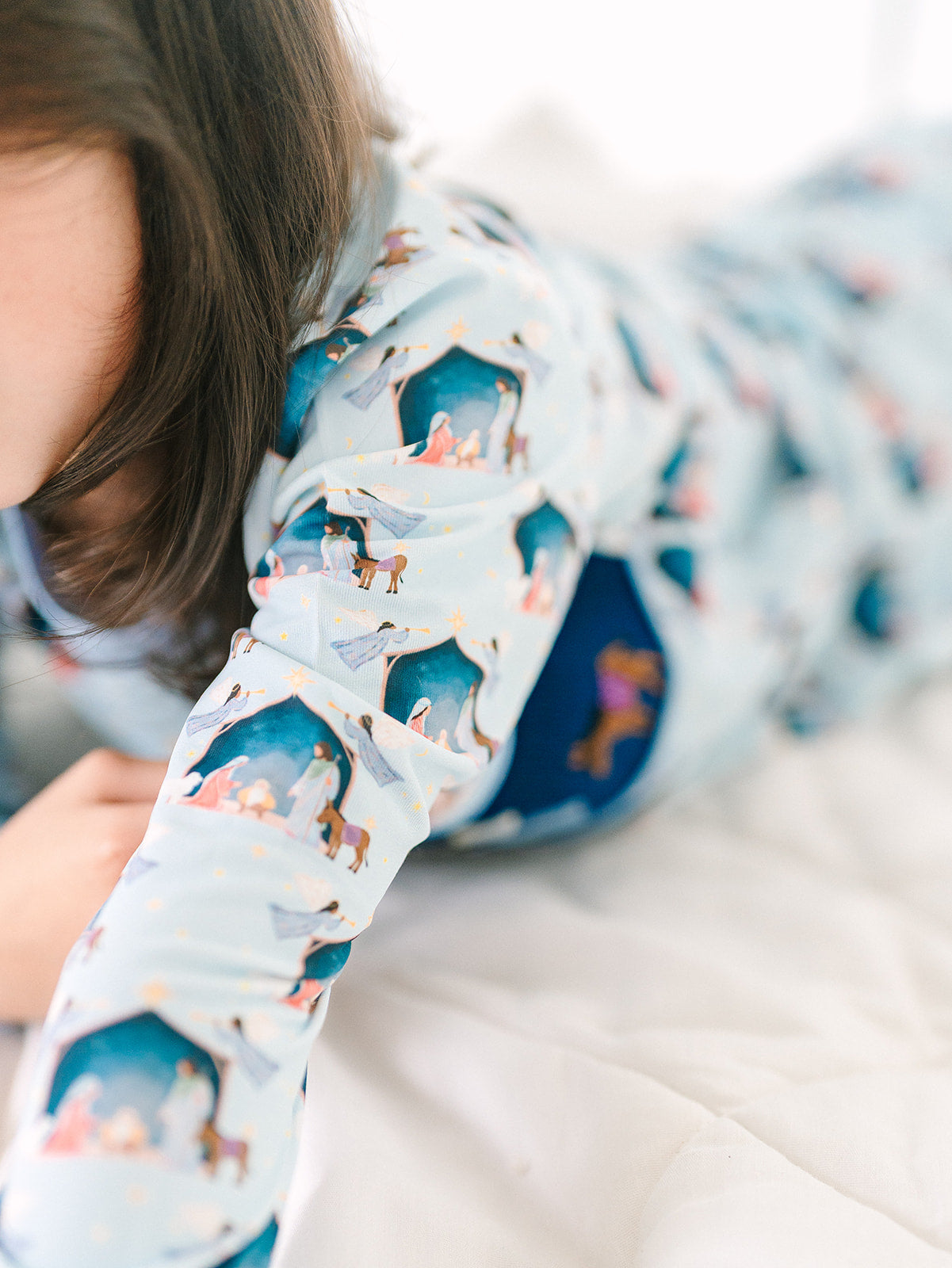 Boy’s Smocked Nativity Pajamas