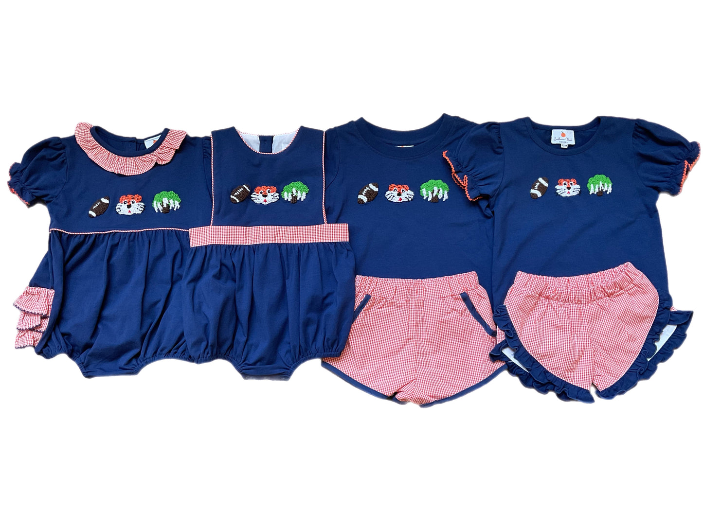 Girl’s Auburn French Knot Short Set