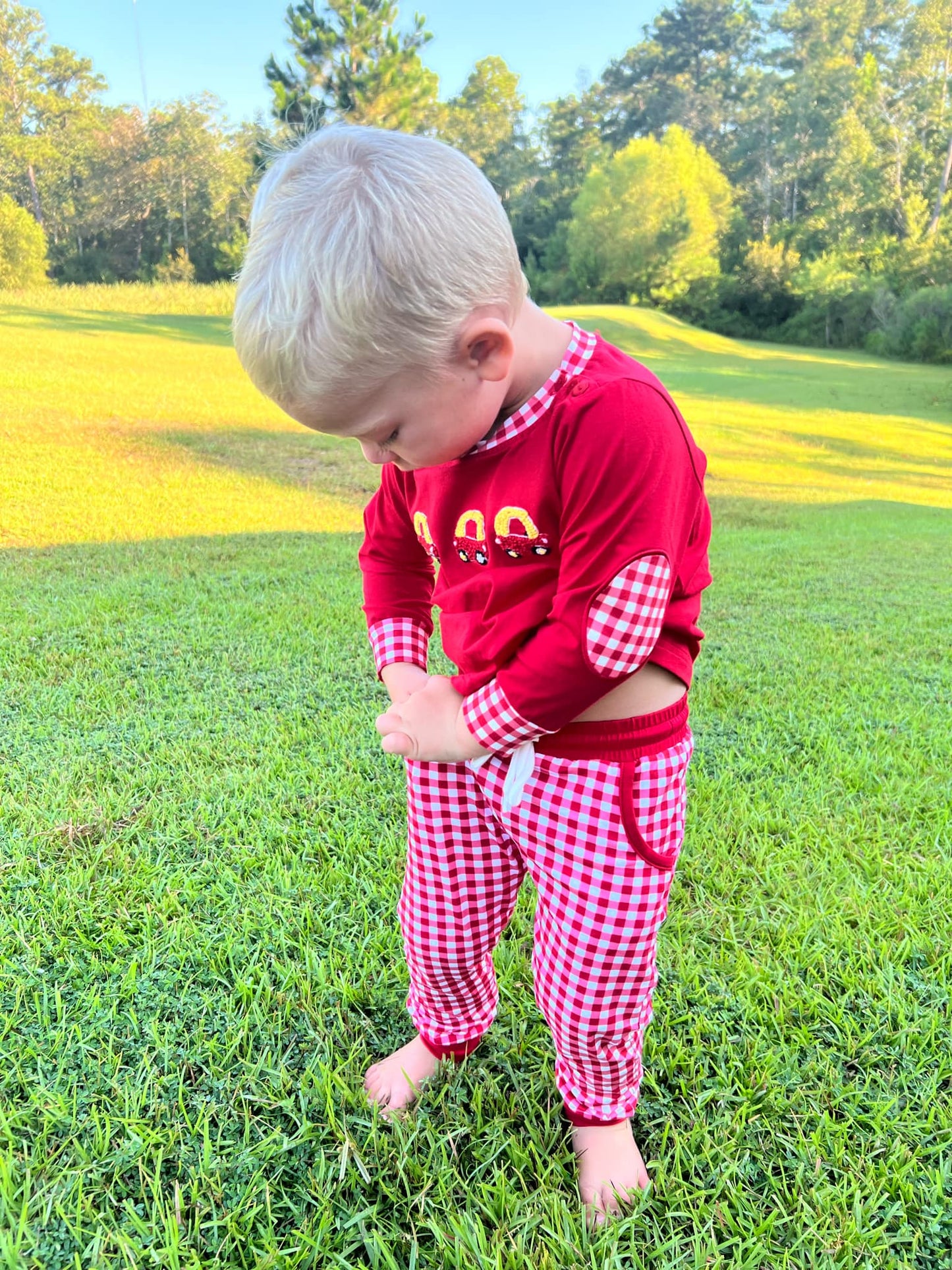 French Knot Cozy Coupe Jogger Set