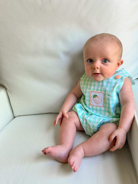 Boy's Peach Bubble Outfit