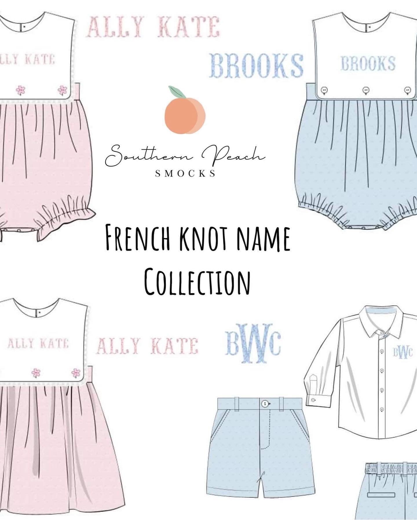Girl’s French Knot Name Dress will say MAMA’S GIRL (can not personalize)