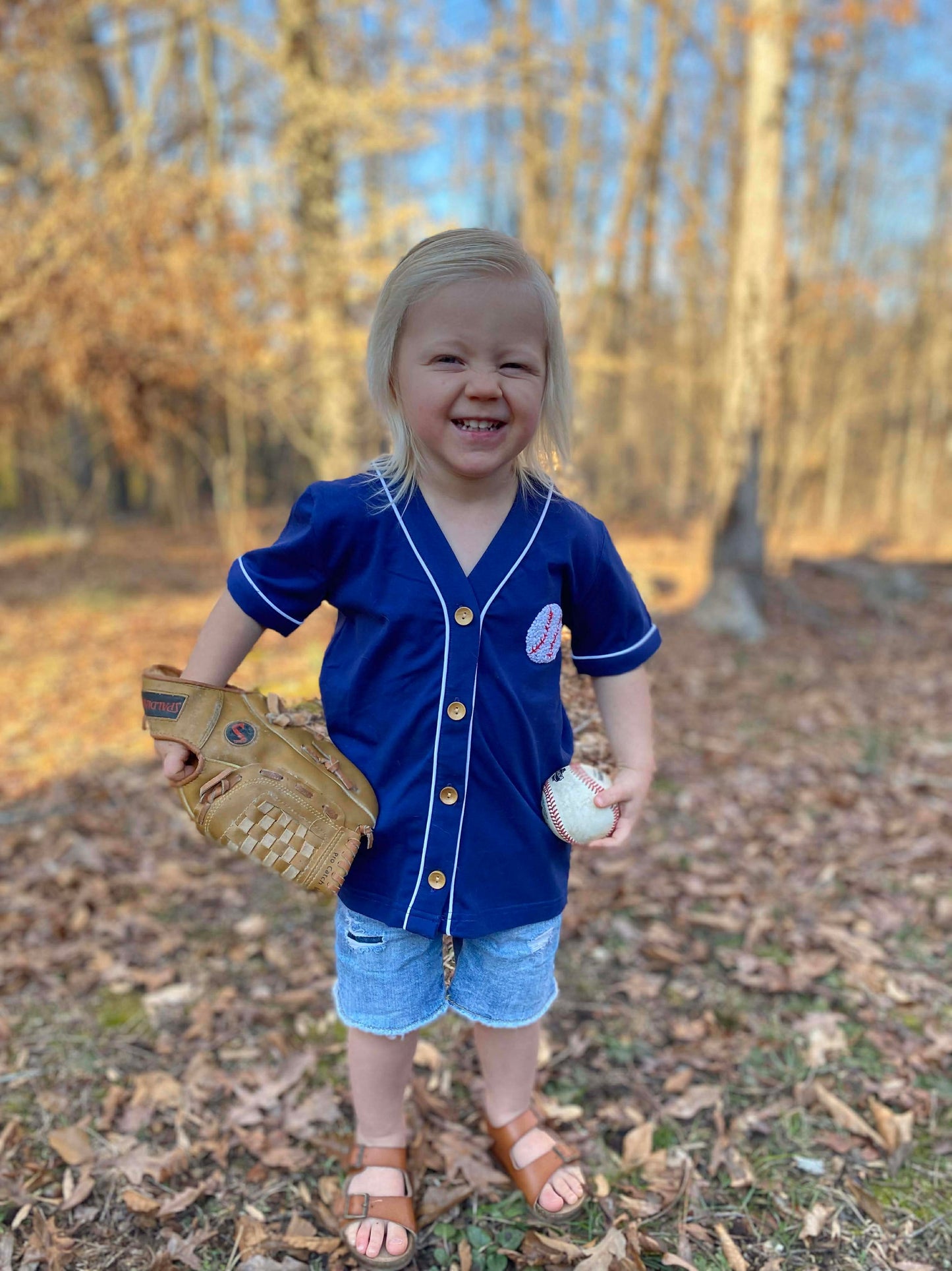 Navy Knit Jersey (Shorts not included)