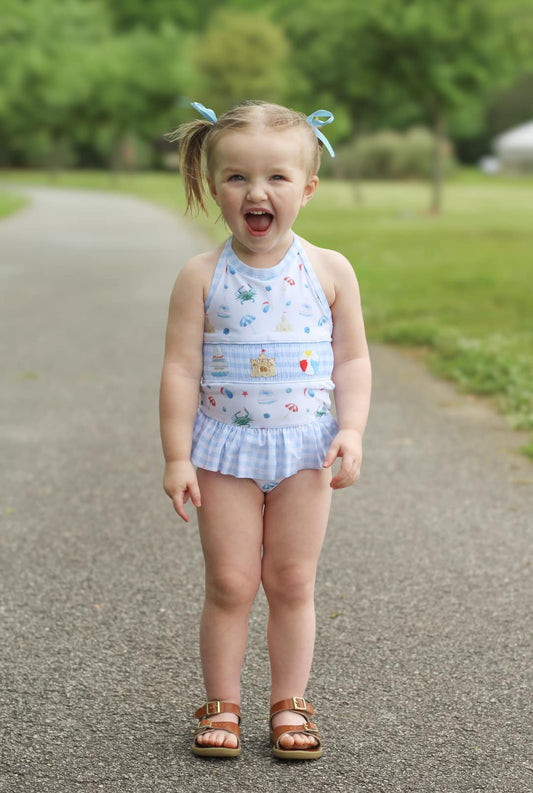 Girl One Piece Swimsuit