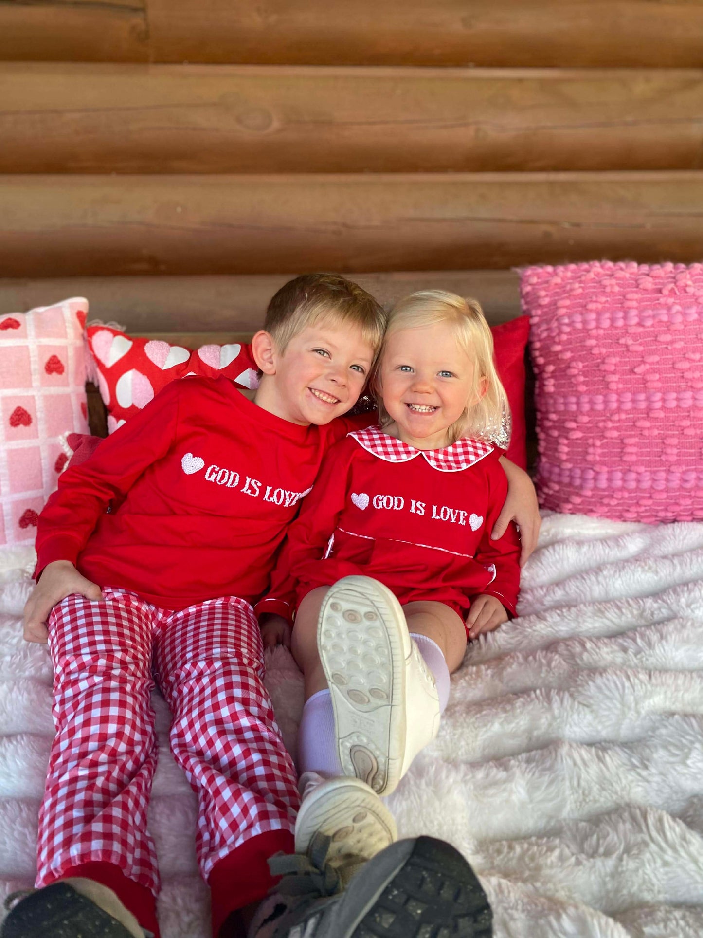 Boy’s God Is Love Jogger Set