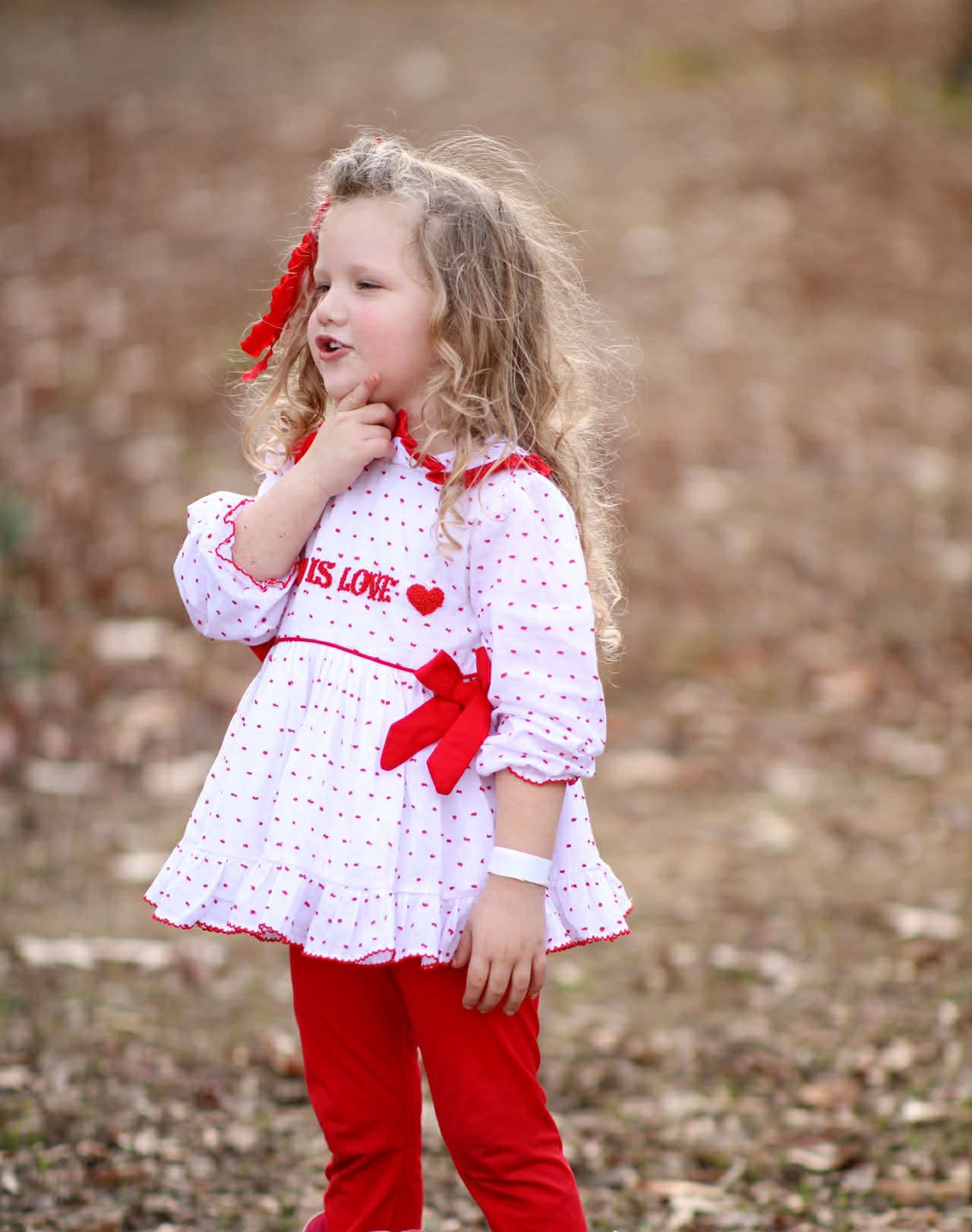 Girl’s God Is Love Legging Set