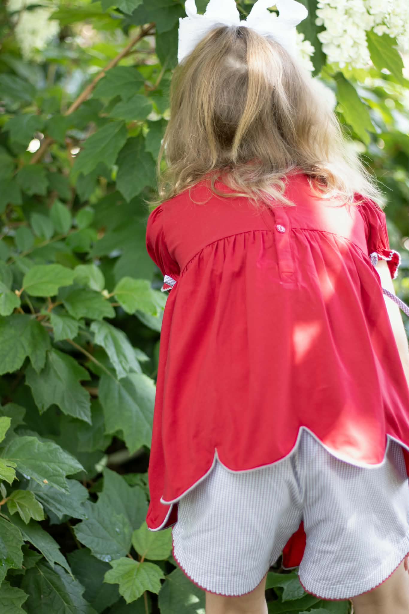 Girl’s Smocked Elephant Short Set