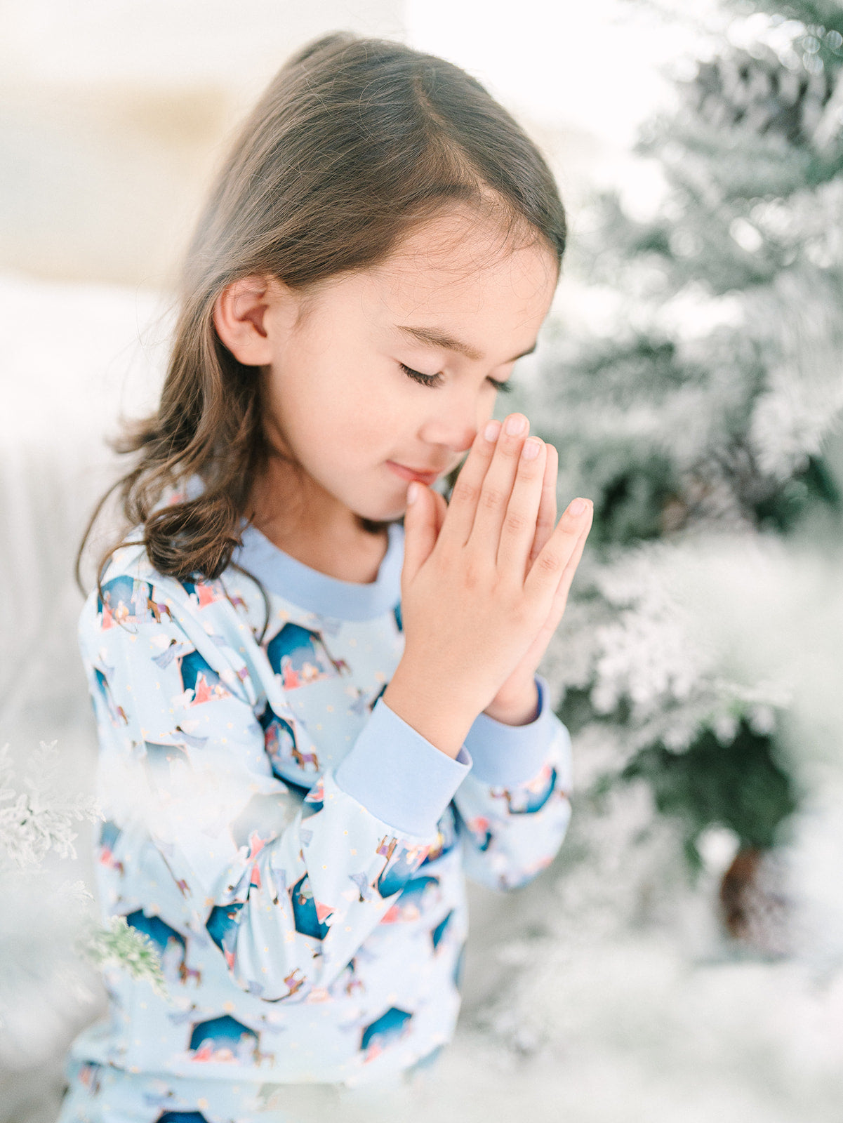 Boy’s Smocked Nativity Pajamas