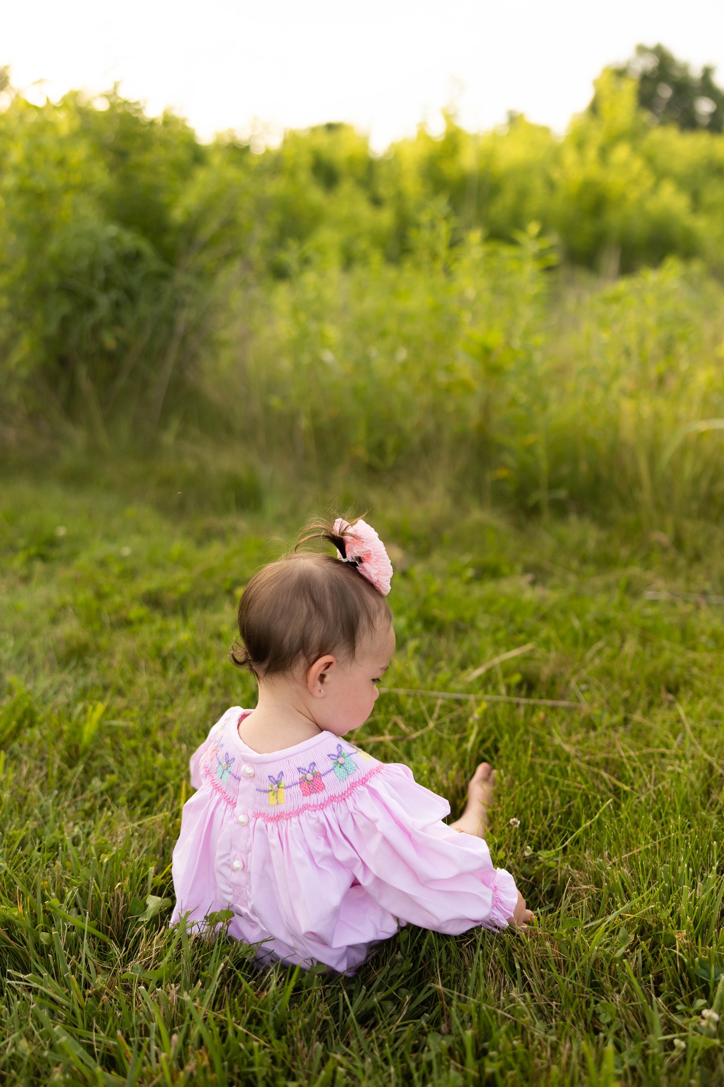 Pink Gifts Smocked Bubble