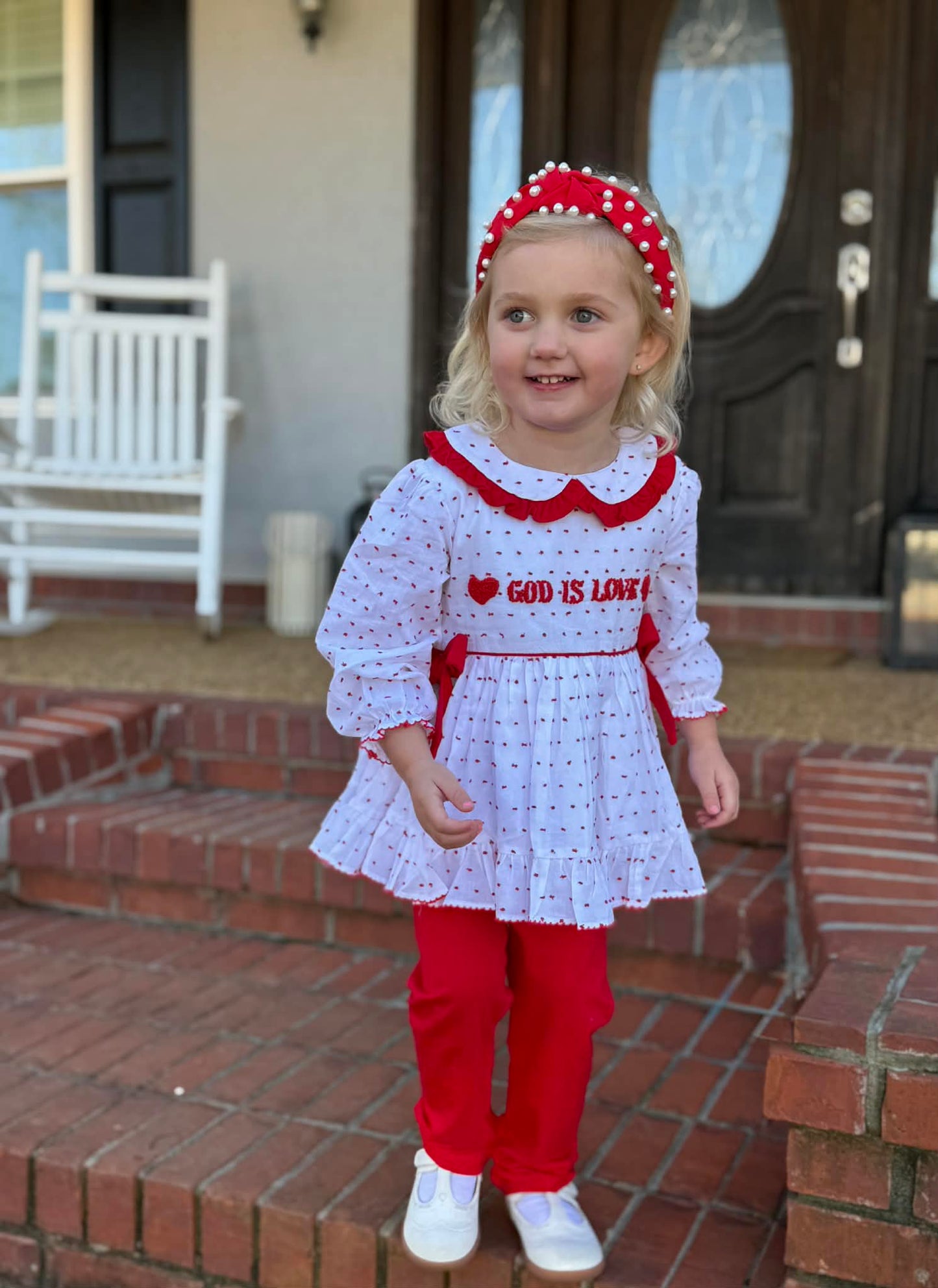 Girl’s God Is Love Legging Set