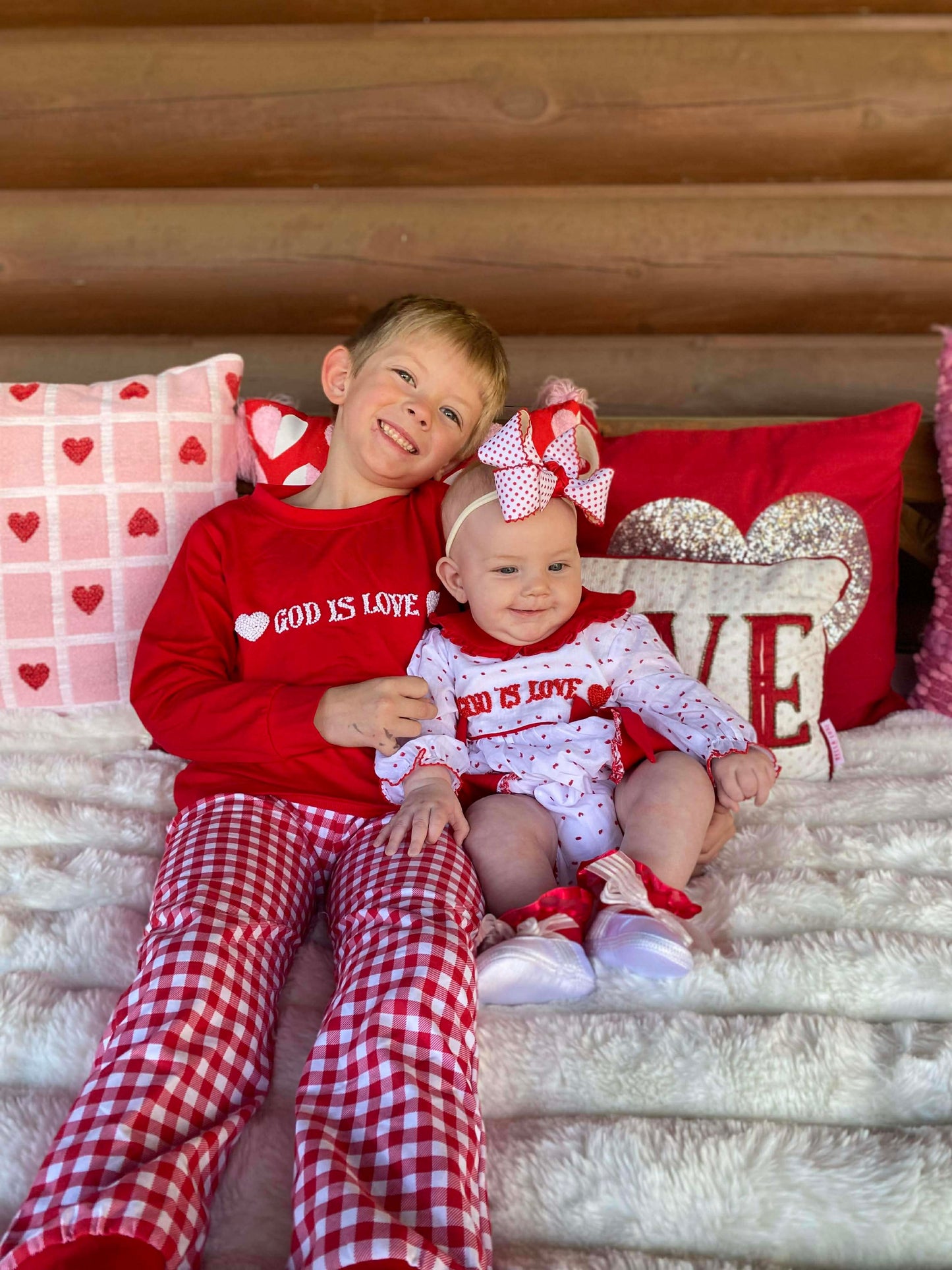 Boy’s God Is Love Jogger Set