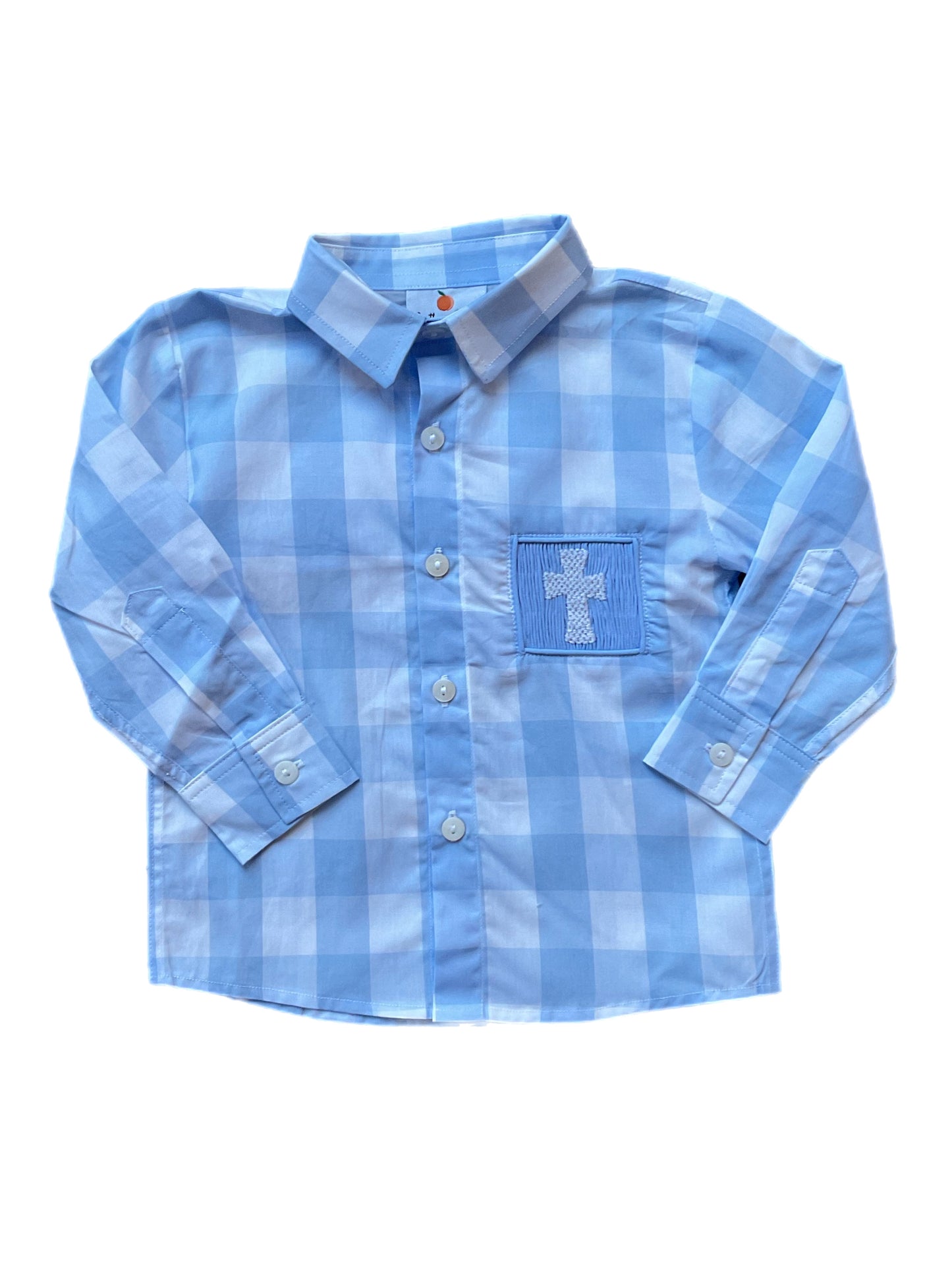 Boy’s Smocked He Is Risen Button Up