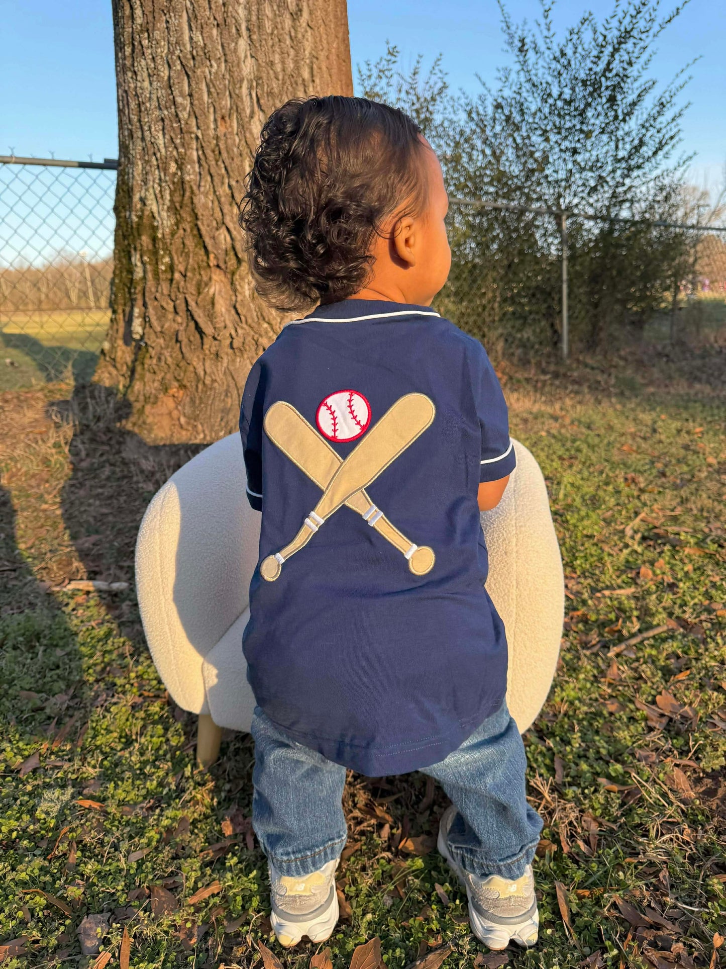 Navy Knit Jersey (Shorts not included)