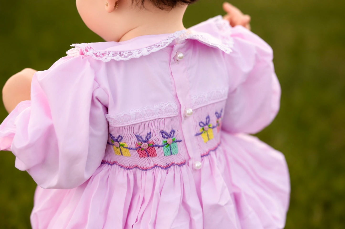 Smocked Birthday Gifts Bubble