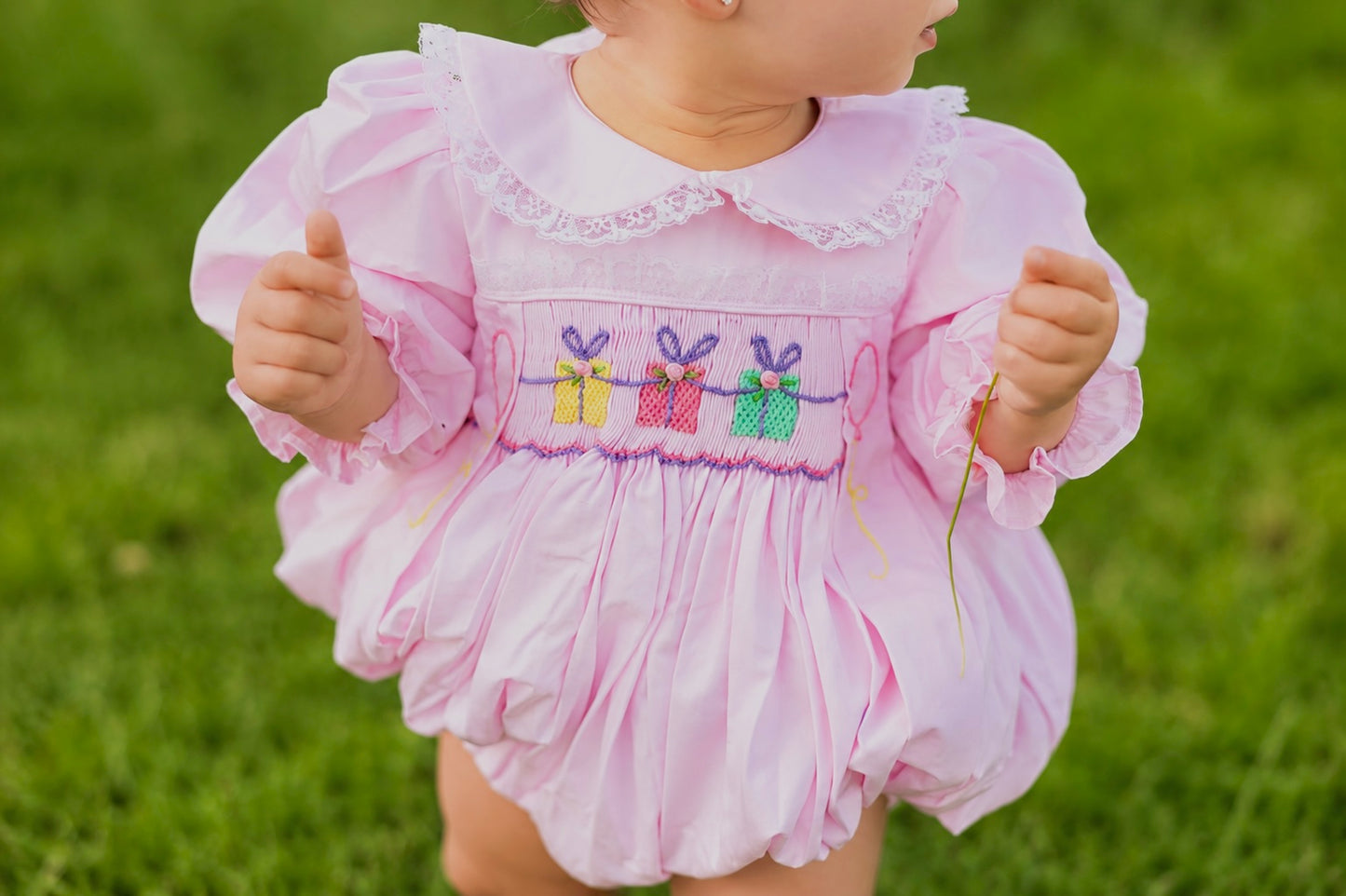 Smocked Birthday Gifts Bubble