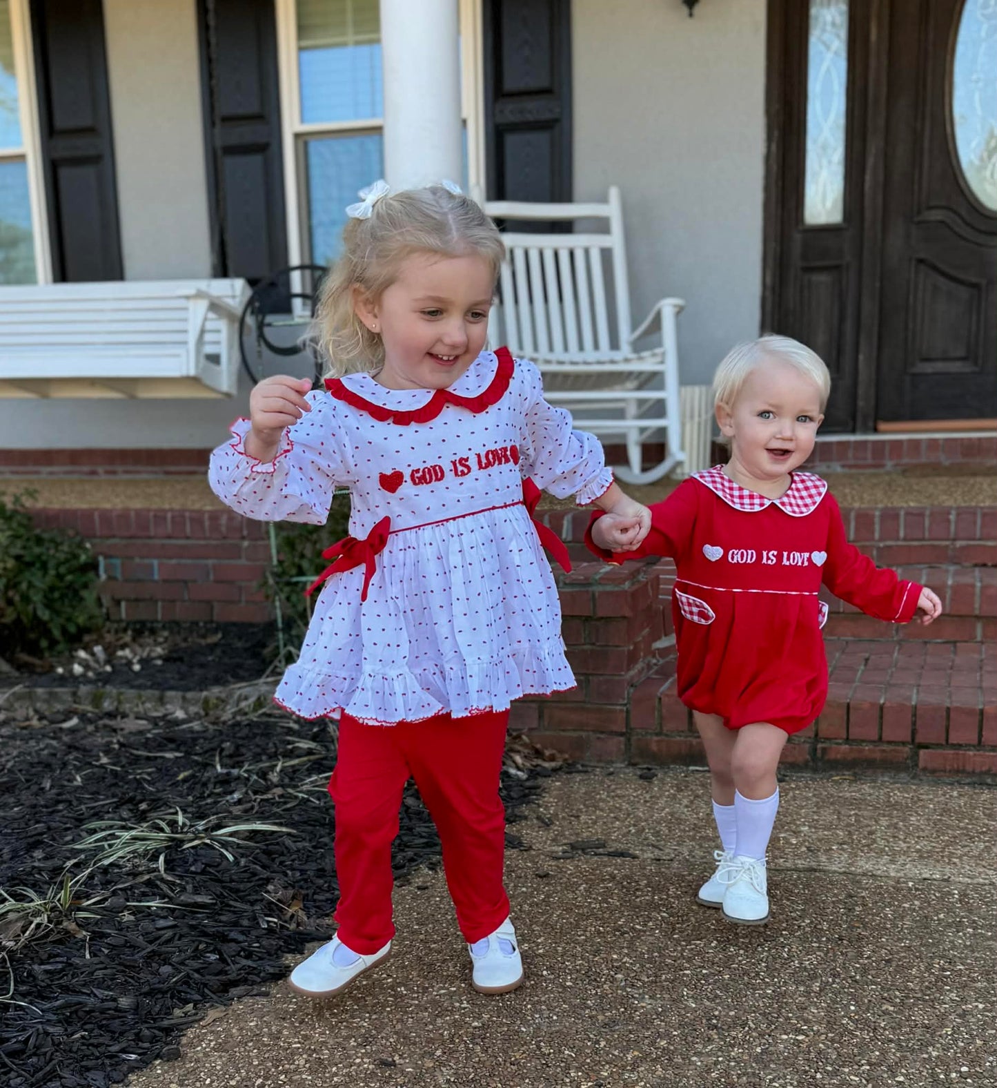 Girl’s God Is Love Legging Set