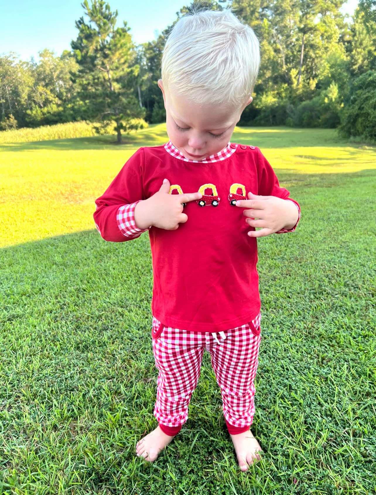 French Knot Cozy Coupe Jogger Set