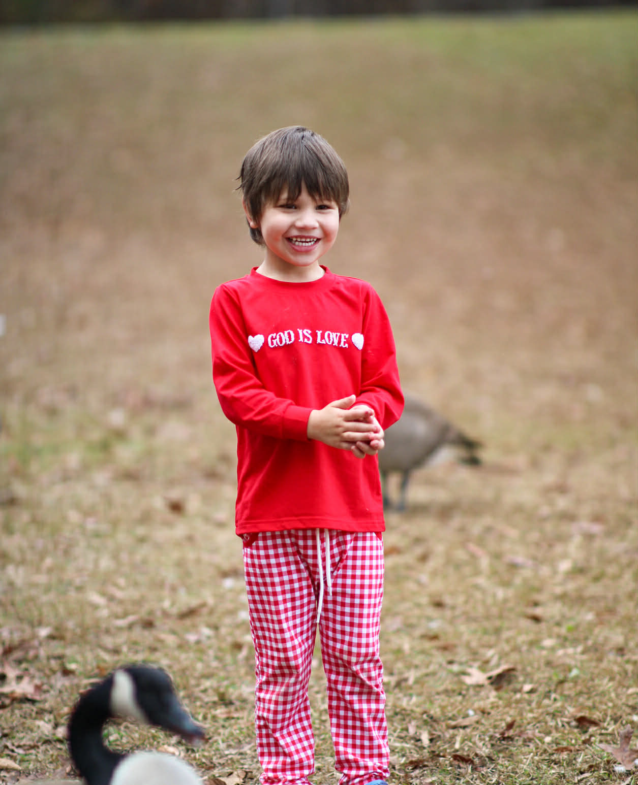 Boy’s God Is Love Jogger Set