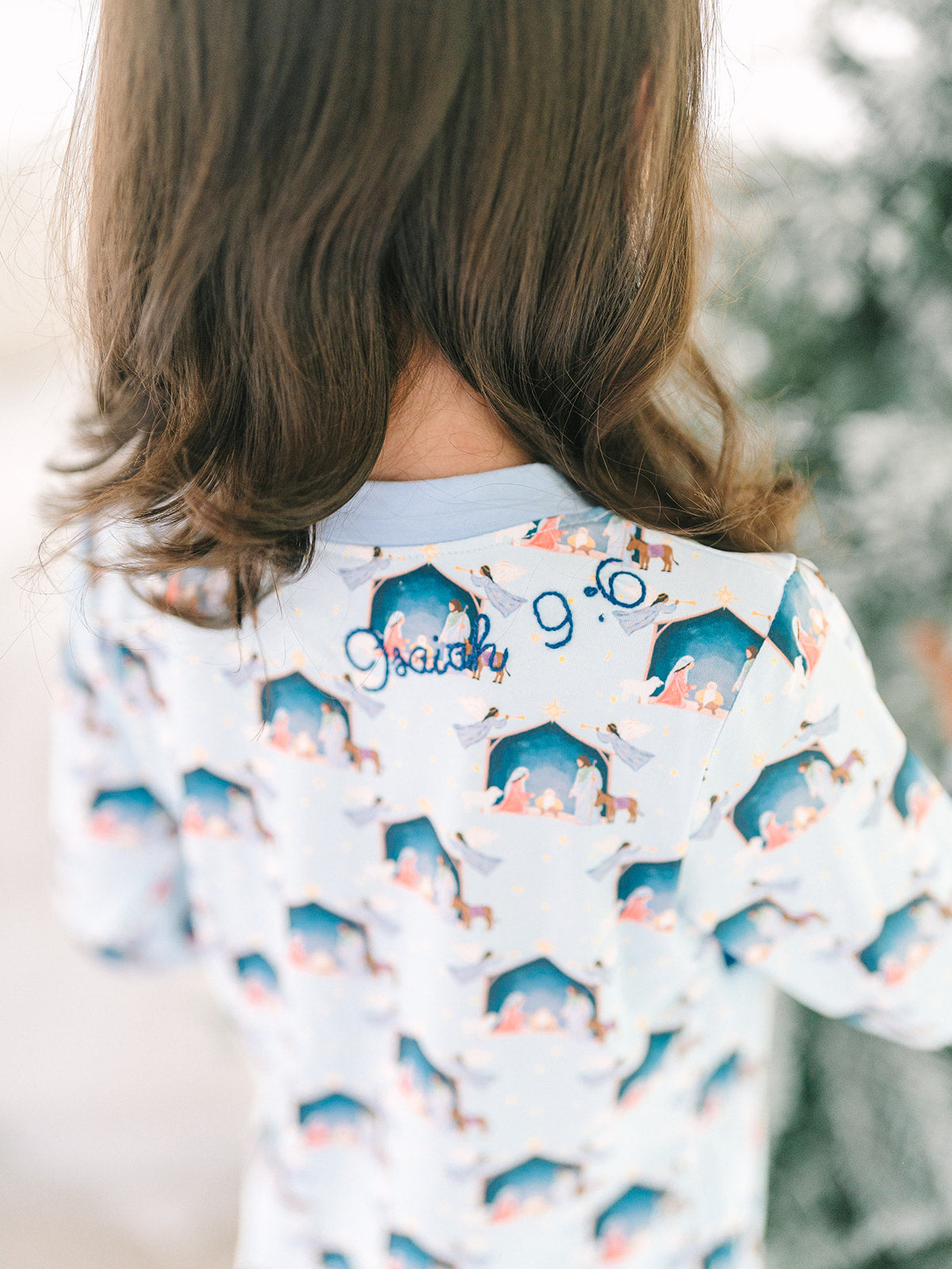 Boy’s Smocked Nativity Pajamas