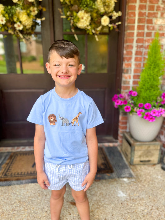 French Knot Zoo Short Set