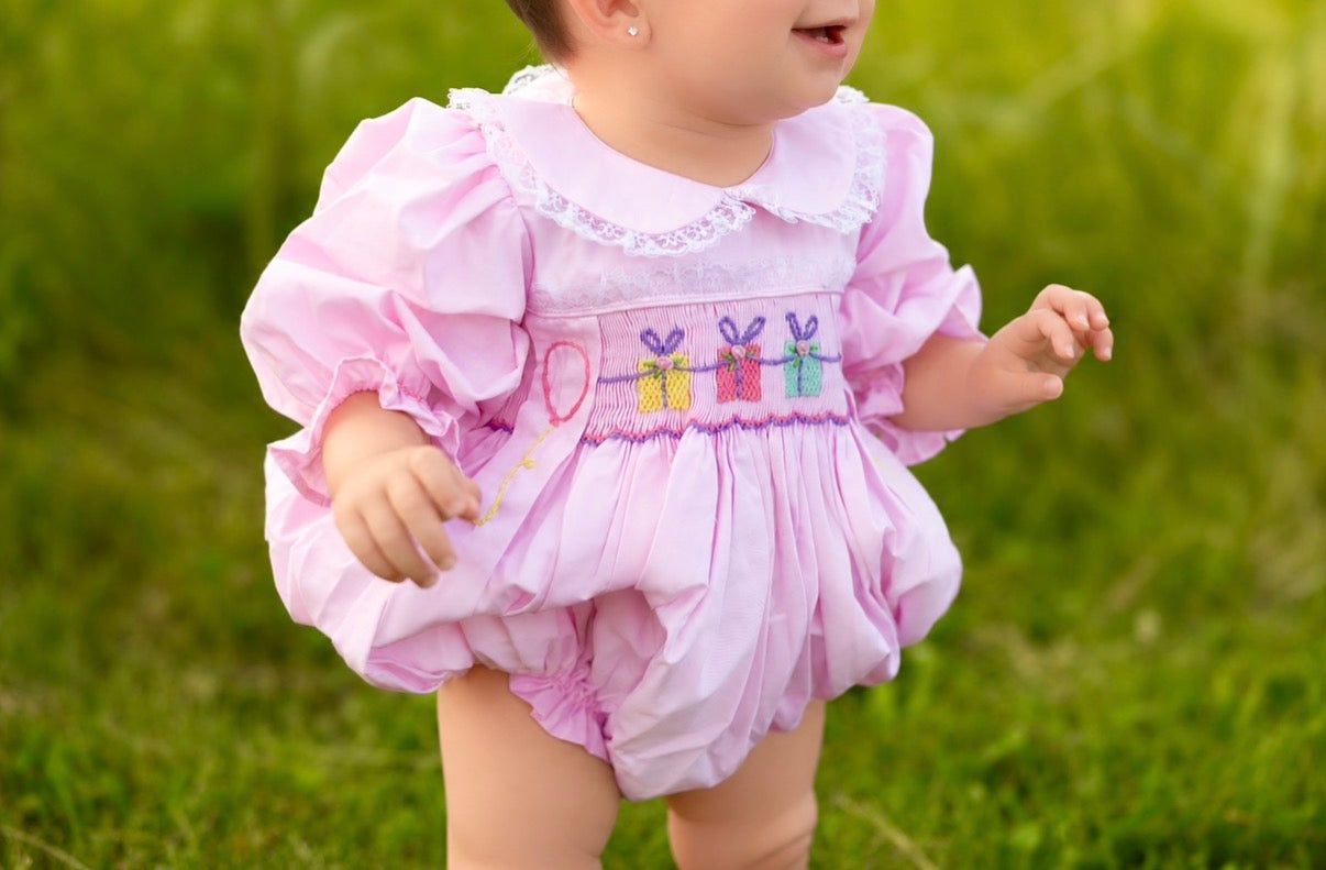 Smocked Birthday Gifts Bubble