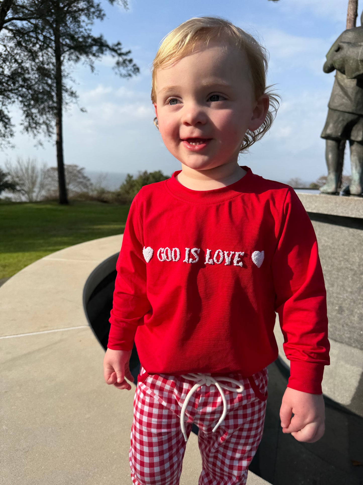 Boy’s God Is Love Jogger Set