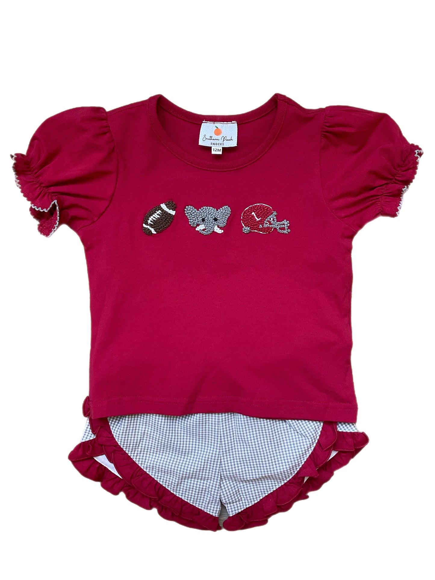 Girl’s Alabama French Knot Short Set