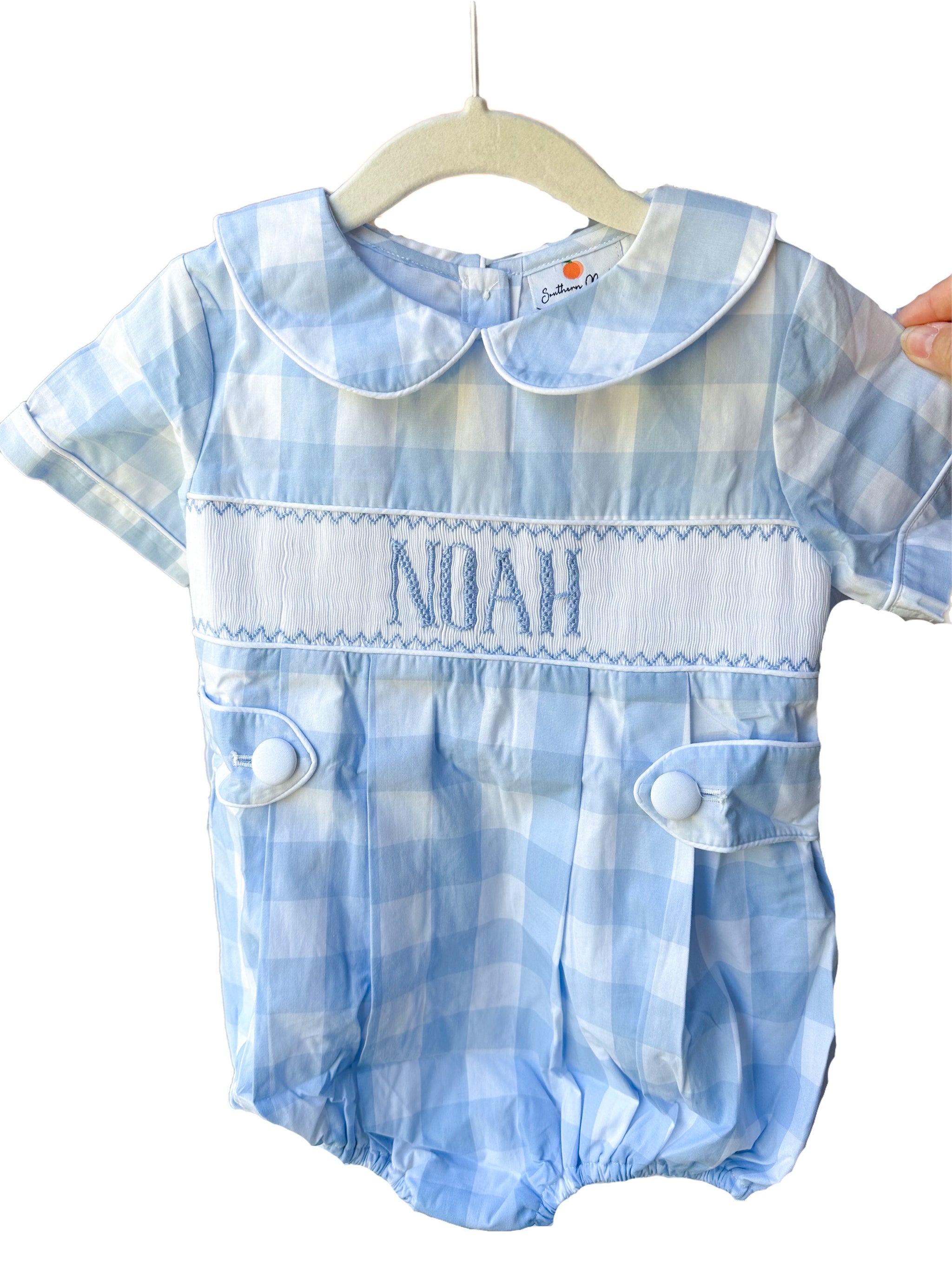 MIA & OLLIE’S BOY’S CLASSICS SMOCKED SET