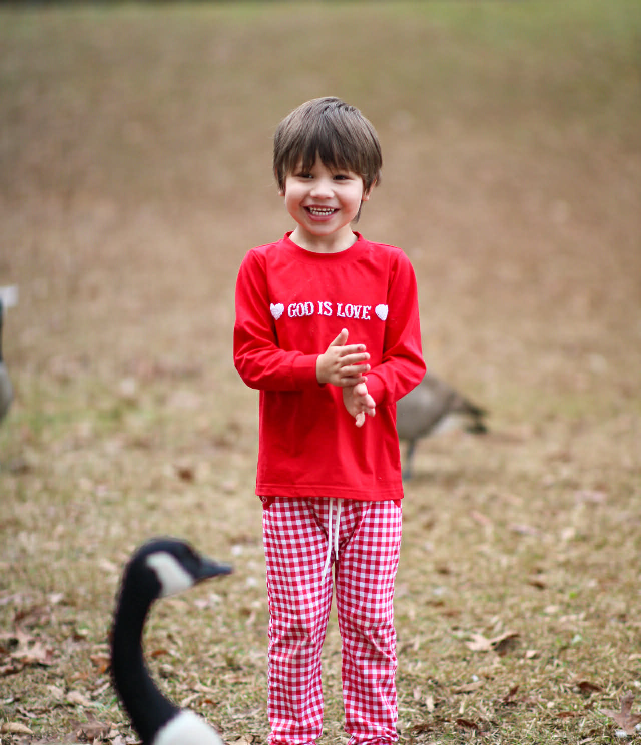 Boy’s God Is Love Jogger Set