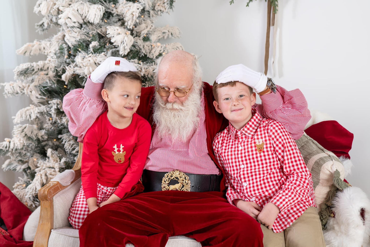 Boy’s Reindeer Button Up