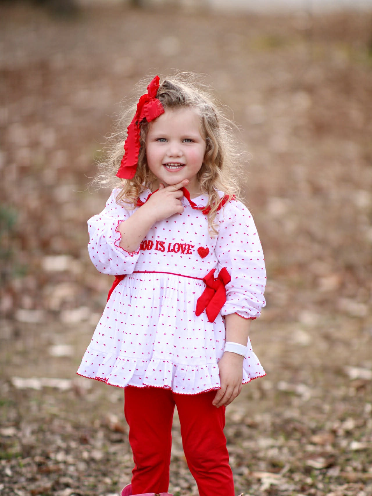 Girl’s God Is Love Legging Set