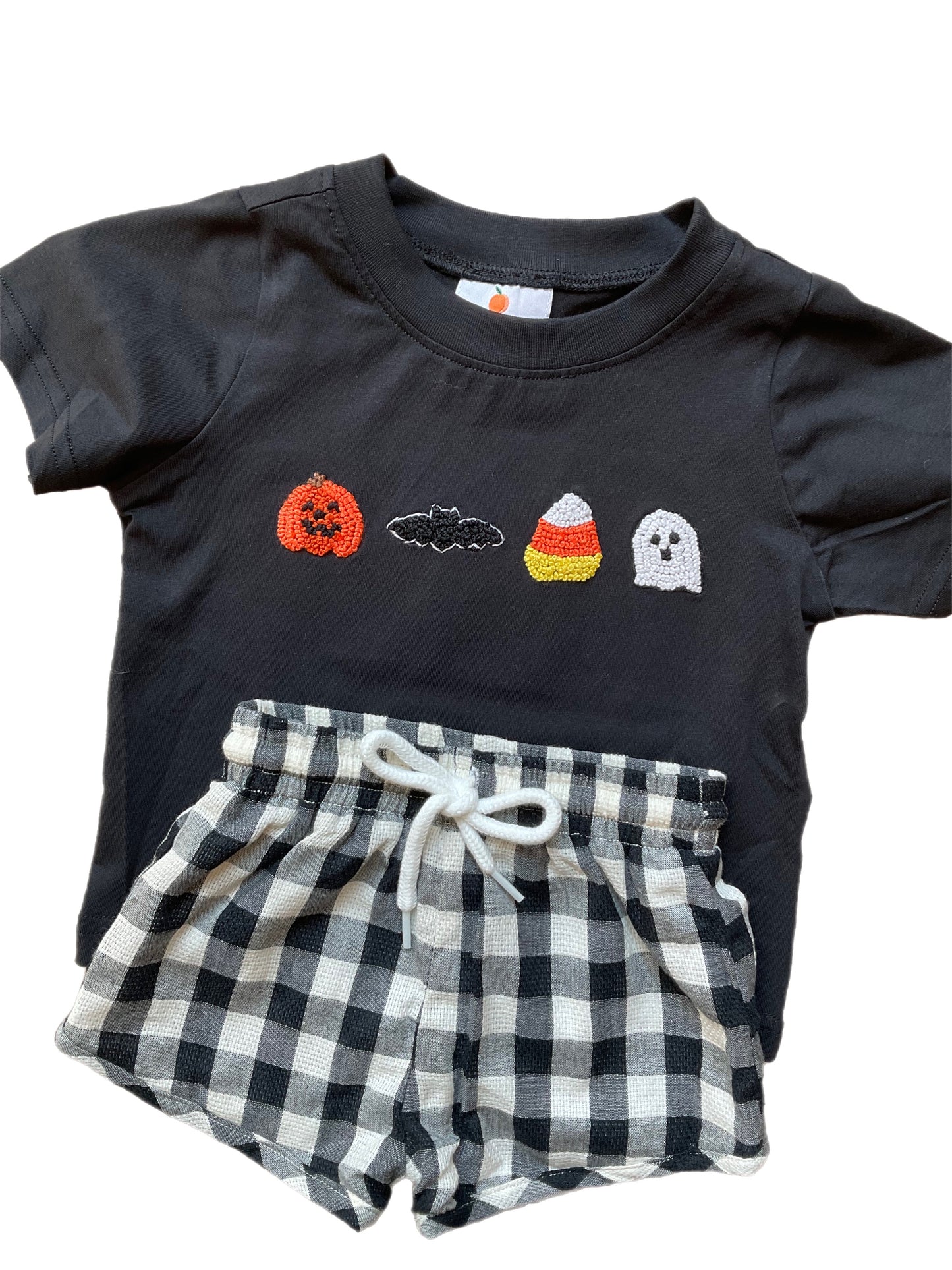 Boy’s Halloween Linen Short Set