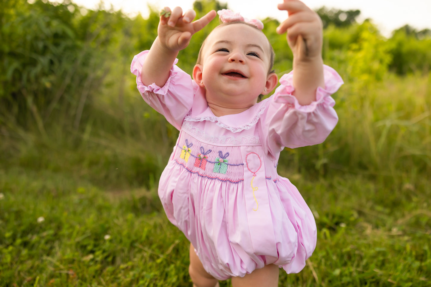 Smocked Birthday Gifts Bubble