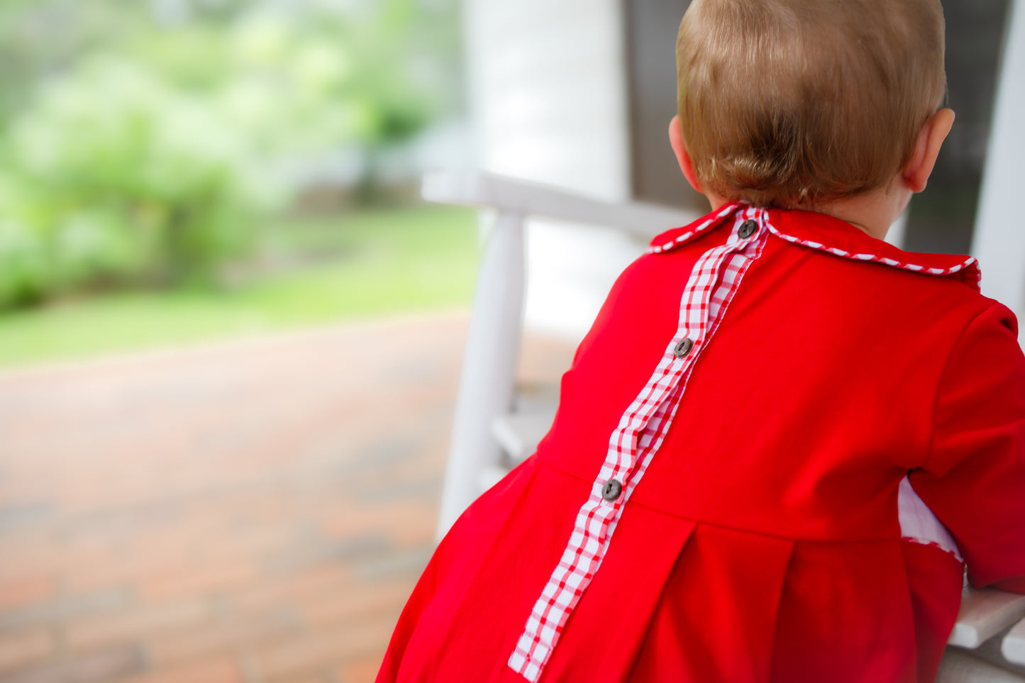 Boy’s Smocked Valentine Puppy Bubble