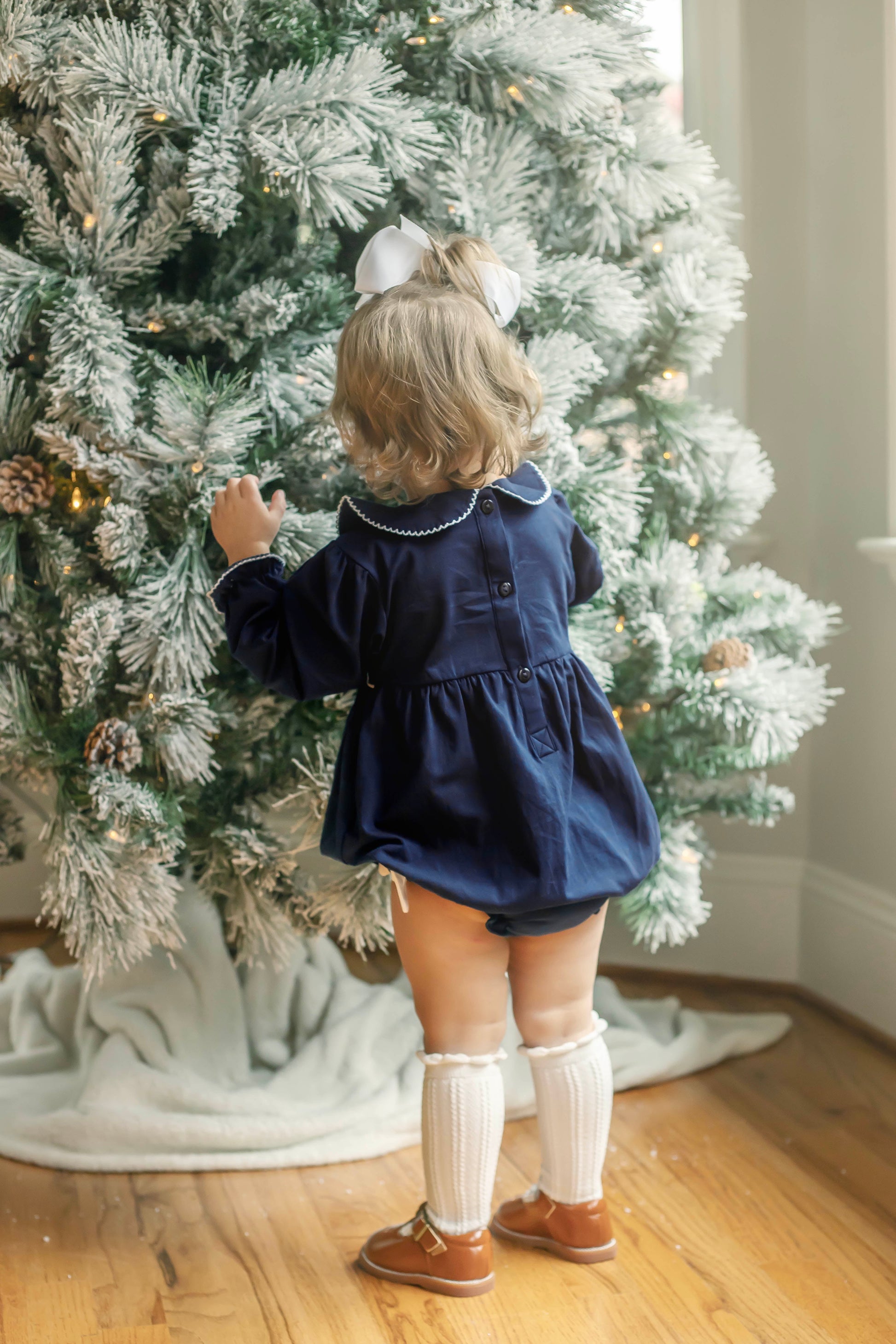 Girls Smocked Nativity Bubble 3T Girls Smocked Nativity Bubble 3T