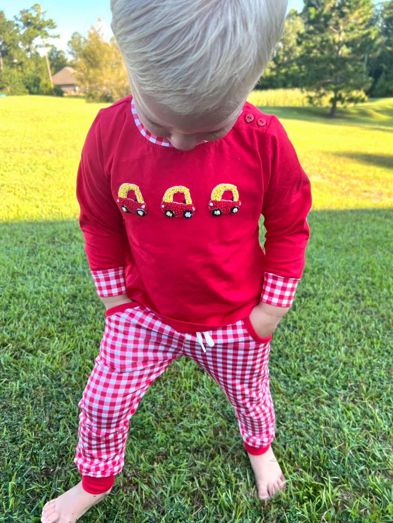 French Knot Cozy Coupe Jogger Set