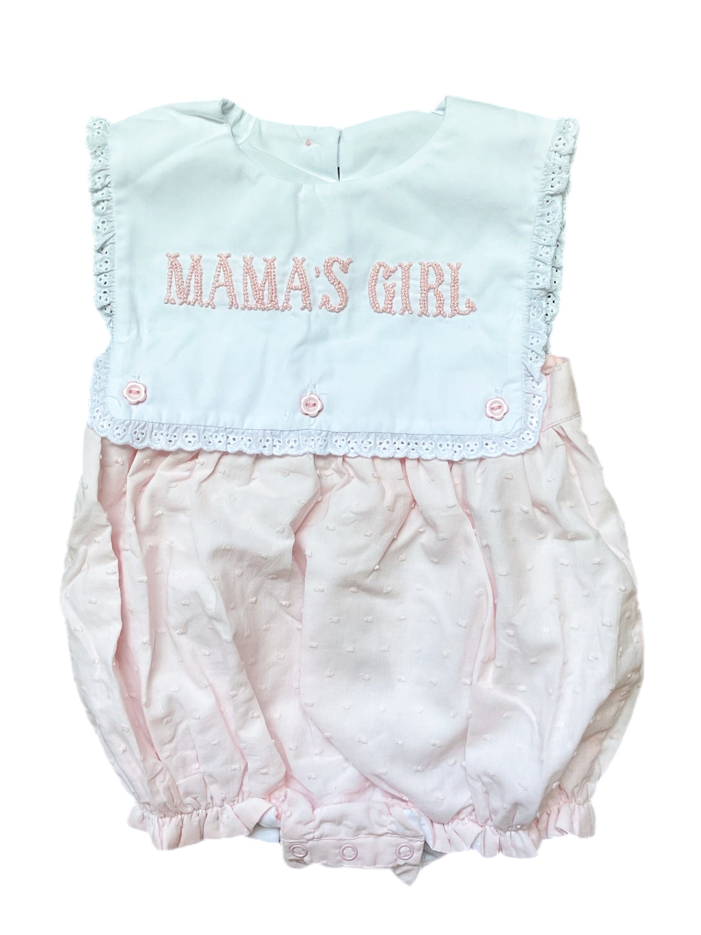 Girl’s French Knot Name Bubble will say MAMA’S GIRL (can not personalize)