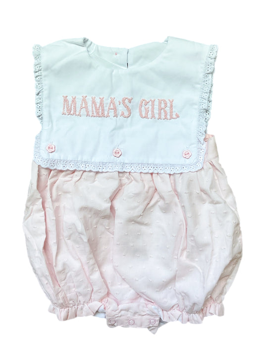 Girl’s French Knot Name Bubble will say MAMA’S GIRL (can not personalize)