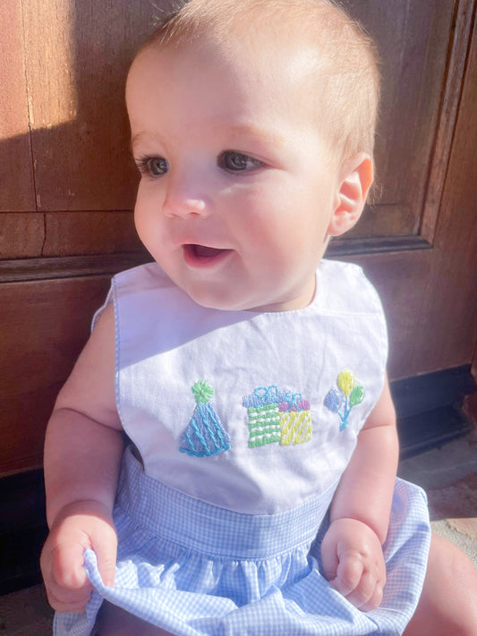 Boy’s Embroidered Birthday Bubble