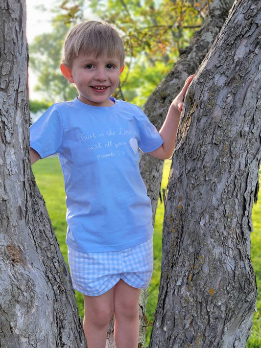Boy’s Trust in the Lord with all your Heart Short Set