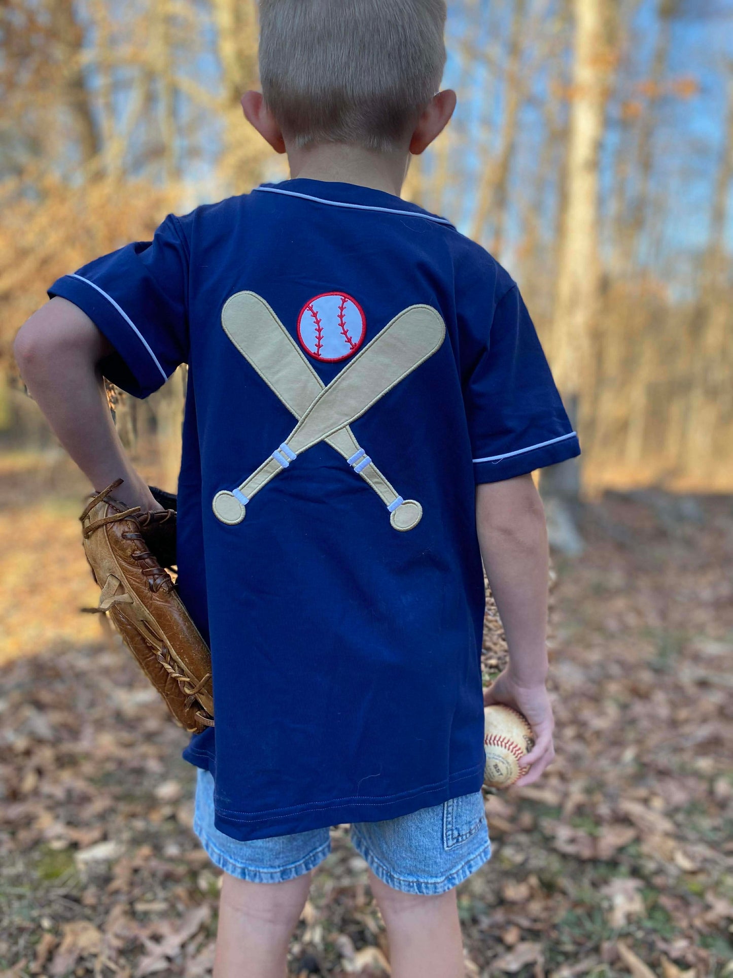 Navy Knit Jersey (Shorts not included)
